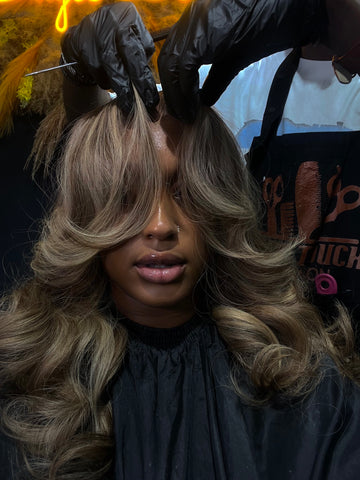 BLACK FRIDAY 5X5 18” HD RAW VIETNAMESE - HIGHLIGHTED WIG